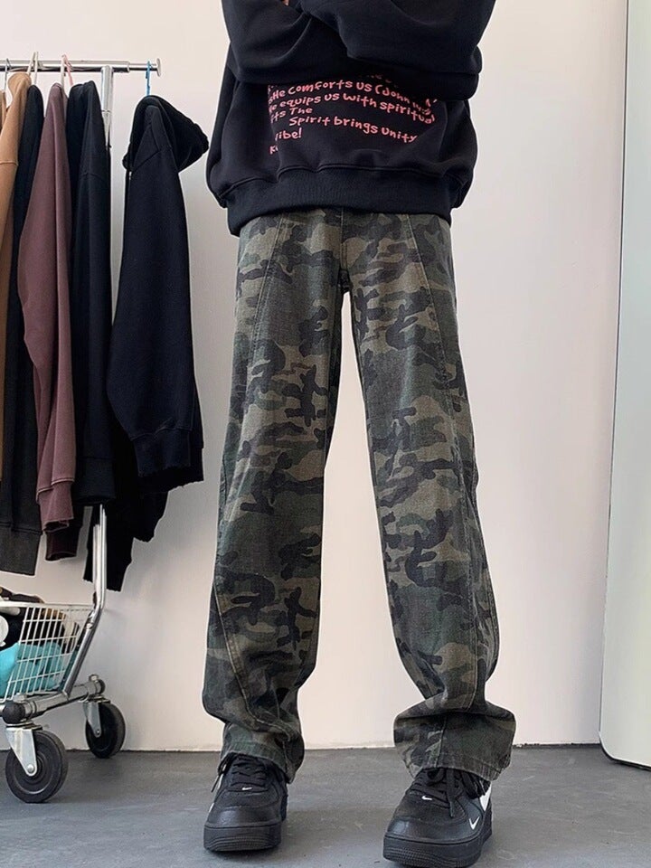 Unisex Classic Denim Jeans Loose Fit Daily Outdoor Wear - Image 4