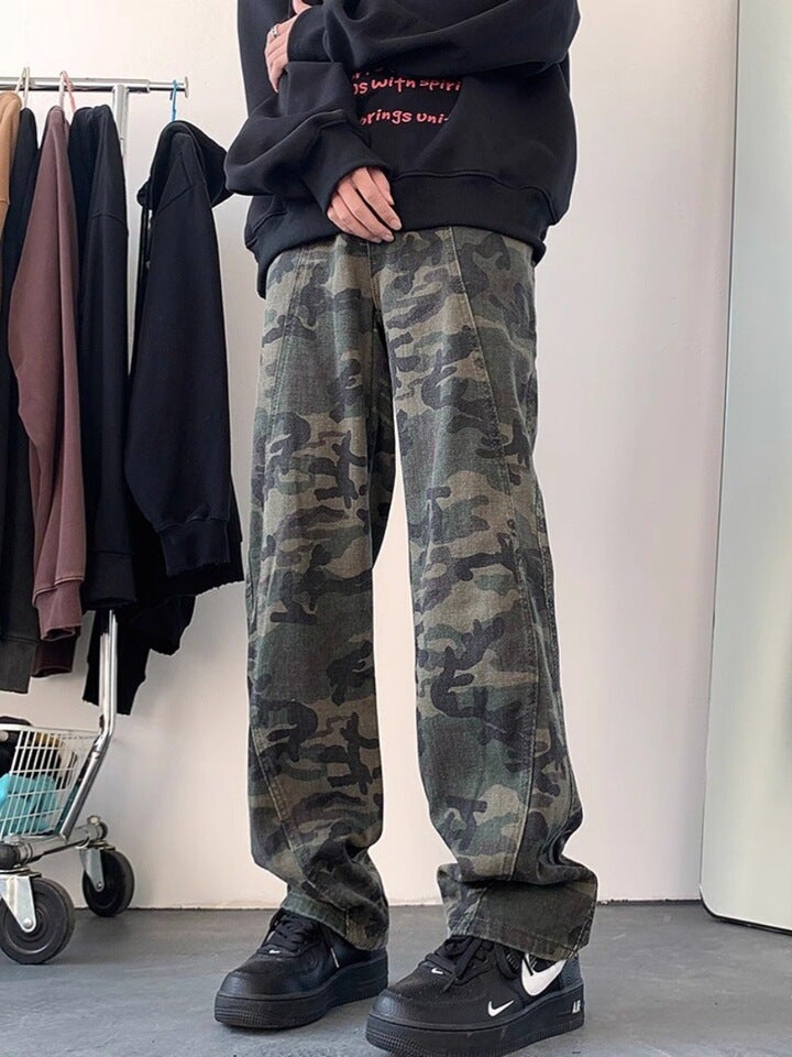 Unisex Classic Denim Jeans Loose Fit Daily Outdoor Wear - Image 3