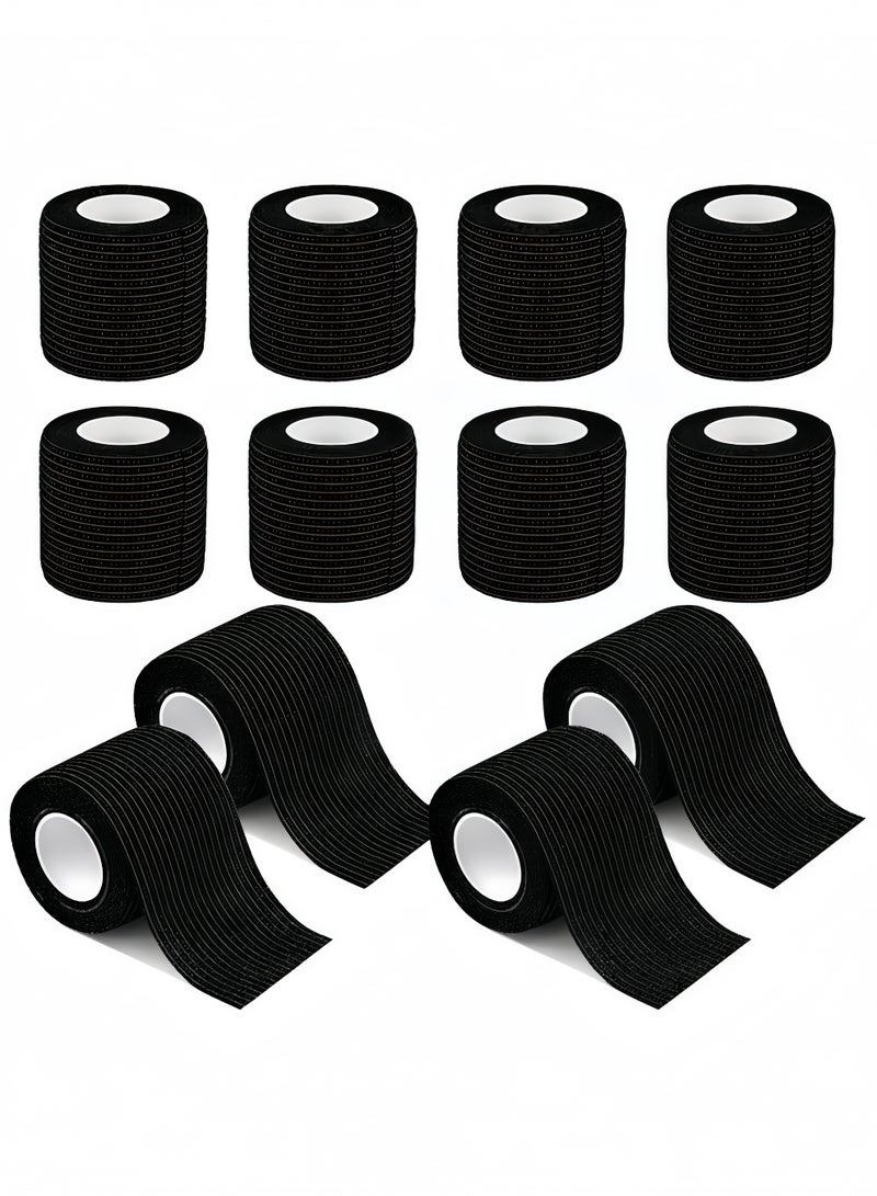fantasize 12 Pack Self Adhesive Hand Wraps Self-adhesive Tape Breathable Tape Elastic Hand Wraps Waterproof Tape 2 Inches X 5 Yards - Image 1