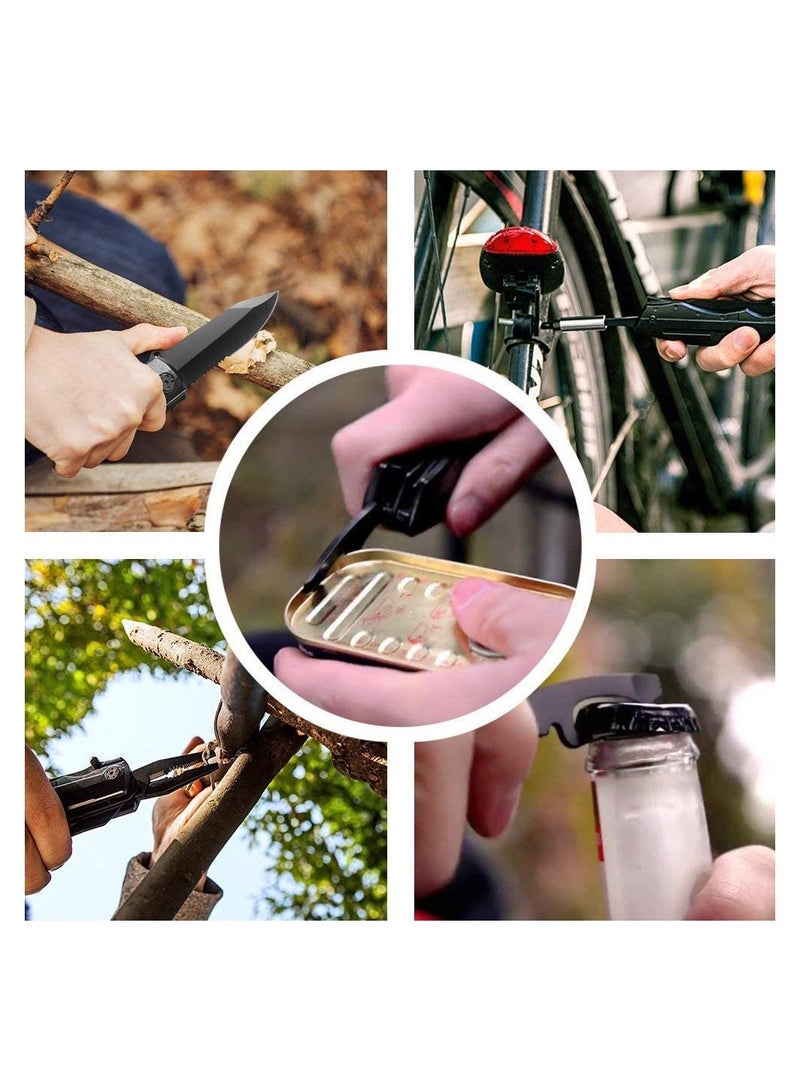 Generic Stainless Steel Pocket Knife with Pliers Screwdrivers Bottle Opener  - Image 5