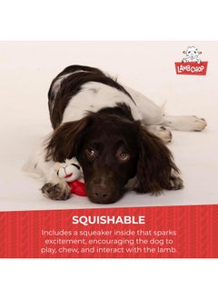 Multipet Multipet INTERNATIONAL 843140 Lambchop Plush Squeak Toy Mini for Pets, 6-Inch, White, small  - Image 5