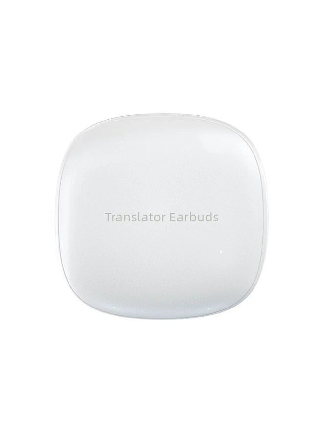 M3 Bluetooth Smart Translator Oral English Learning Multi-language Simultaneous Interpretation Translation Headset-Color:White  - Image 5