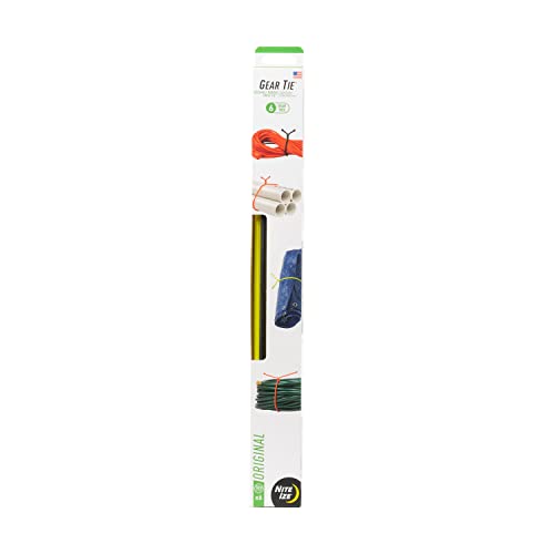 NITE IZE رباط نيت آيز الأصلي - رباط مطاطي قابل لإعادة الاستخدام بطول 6 بوصات - روابط معدات قابلة لإعادة الاستخدام - منظمات أسلاك كهربائية - روابط ملتوية للأسلاك - روابط سحاب قابلة لإعادة الاستخدام - ألوان متنوعة، 6 بوصات، عبوة 6 قطع - Image 1