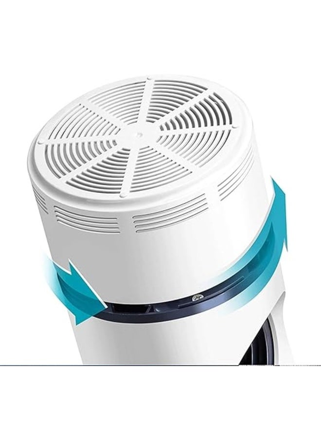 Kimaya Electric Indoor Mosquito Trap USB Power Insect Mosquito Killer UV Light LED Mosquito Lamp Non-Toxic No Zapper Suction Fan Small White  - Image 5