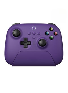 2.4G Wireless Controller, Lightweight Portable Hall Effect Joystick, Anti Slip Durable Gamepad Controller, Gaming Controller With Charging Dock For PC, Android, Steam Deck, (1pc, Purple)