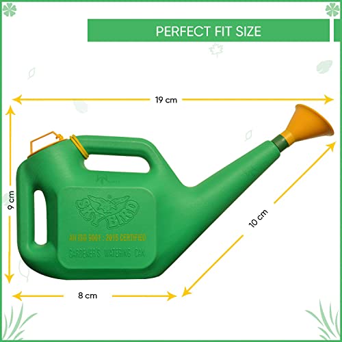 MyOwnGarden Plastic Watering Can 5L for Gardening Sprayer, Sprinkler for Indoor and Outdoor Plants and Seed Germination Leak-Proof and Sturdy for Daily Use Efficient & Even Water Flow for Plants - Image 2