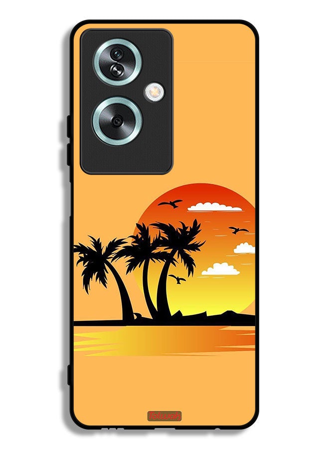 Tolwak Oppo A79 Protective Case Cover Drawing Abstract Design - Image 1