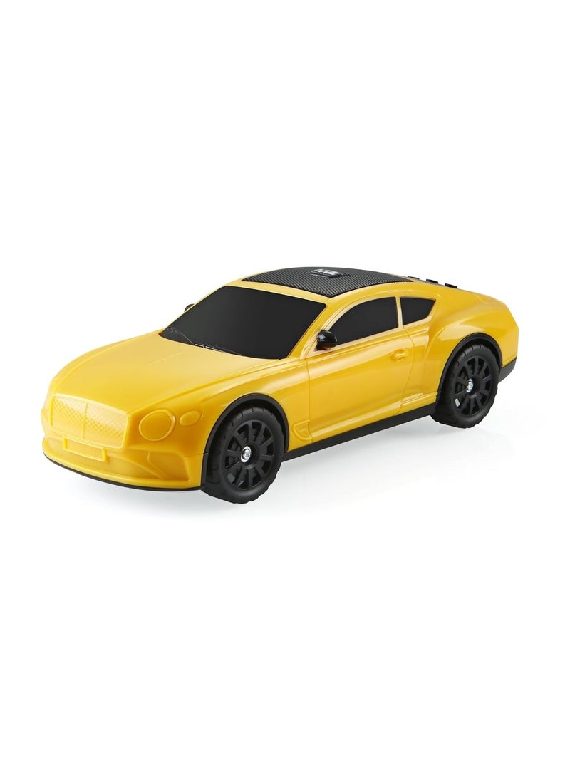 كيسونلي مكبر صوت B7 محمول علي شكل سياره بتقنية البلوتوث | سلسلة مكبرات صوت ديناميكية عالية الجودة وصوت جهير عالٍ، ستيريو من سلسلة السيارات - أصفر