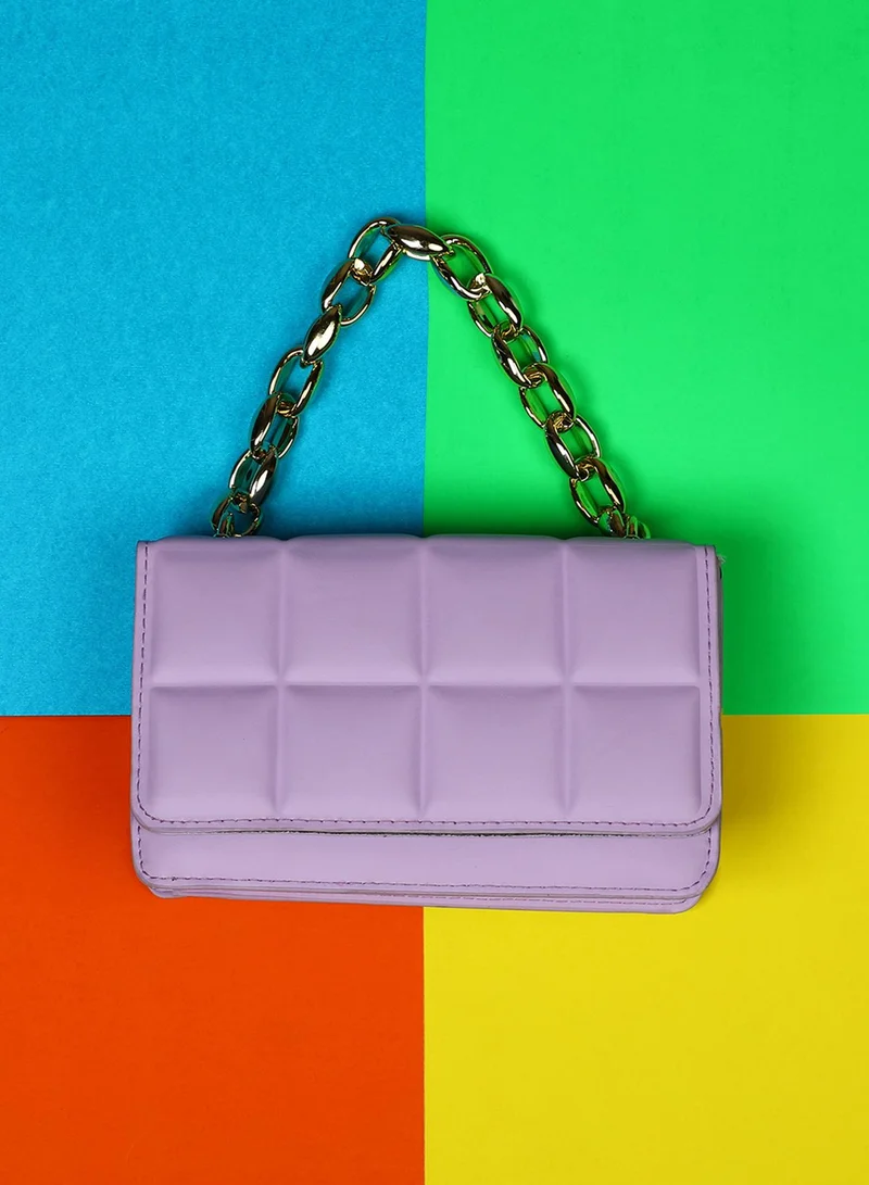 Haute Sauce Clara Purple Cross Body Bag