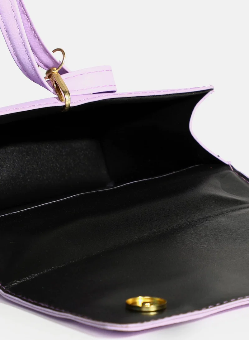Haute Sauce Clara Purple Cross Body Bag