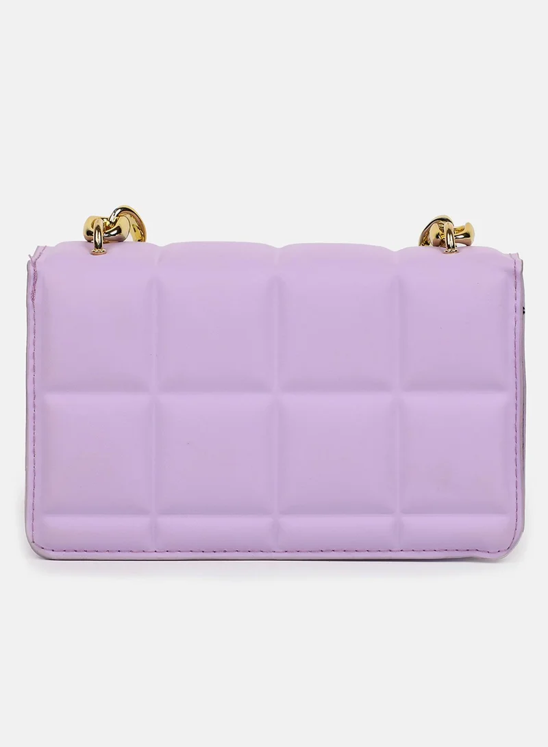 Haute Sauce Clara Purple Cross Body Bag