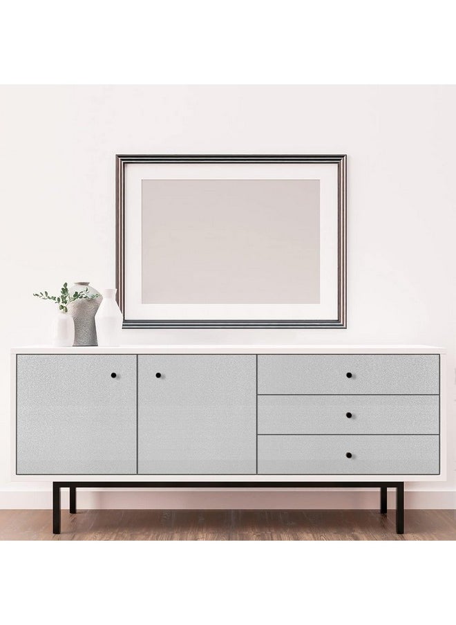SUNBIRD - Wall Stickers Pure Light Grey Glossy Wallpaper Self Adhesive Vinyl Peel And Stick Furniture Sticker Waterproof For Home Decor Kitchen Walls Roll (24 X 120 Inch, Grey) - Image 1