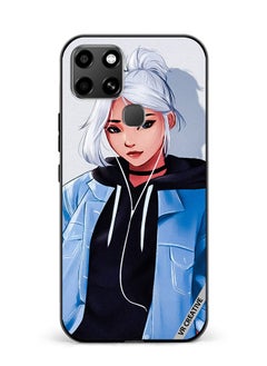 Protective Case Cover For Infinix Smart 6 Valorant Design Multicolour