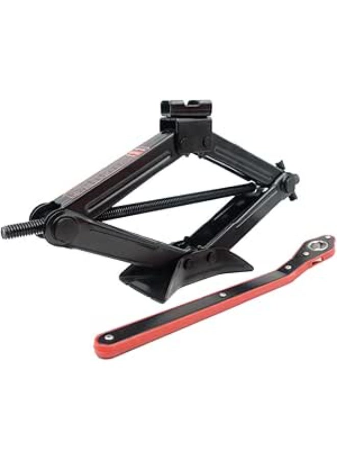 Scissor Jack 1.5 Ton – Heavy-Duty Car Lifter with Ratchet Handle & Hand Crank for Car, SUV & MPV - Image 1