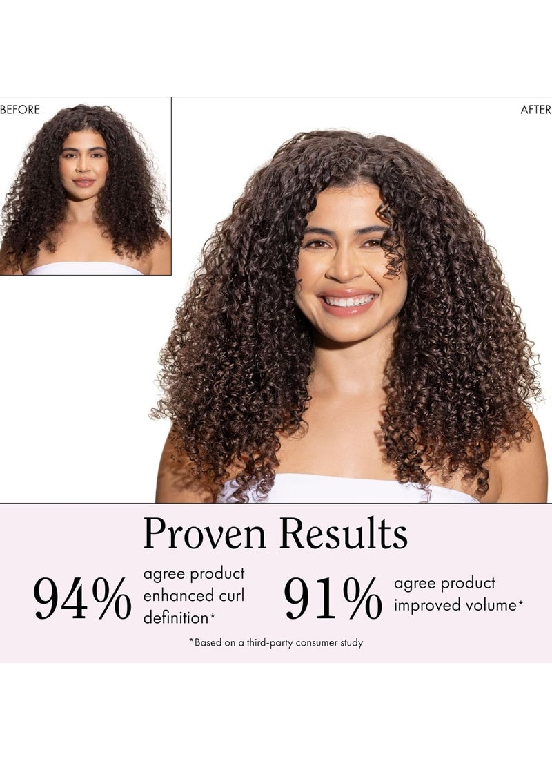 Rizos Curls - Rizos Curls Curl Defining Mousse, Hydrate & Define, Soft Hold for Volume & Definition, Frizz Free Shine with Coconut Water, Cactus Flower Extract & Maracuja Seed Oil, All Curl Patterns 2a - 4c, 6.8 oz - Image 1