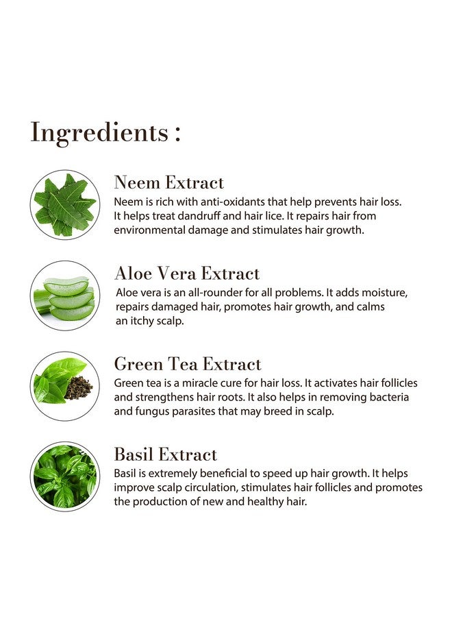 Vagad's Khadi Herbal Gramodaya Neem And Aloe Vera Shampoo, Hair Nourishment Hair Moisture, 210Ml - Image 3