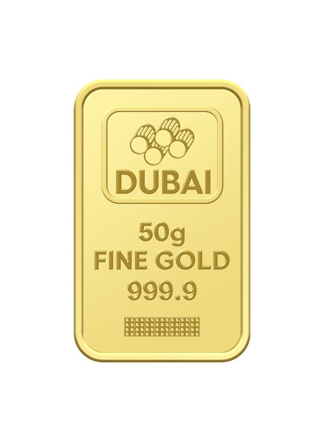 FK Jewellers 50g Burj Khalifa Pure 999.9 Fine Gold Bar 24KT - Image 4