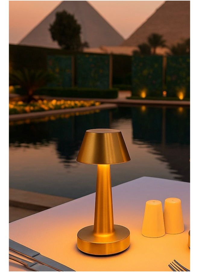 Evren Rechargeable Cordless Touch control Luminous bell Table Lamp  - Image 1