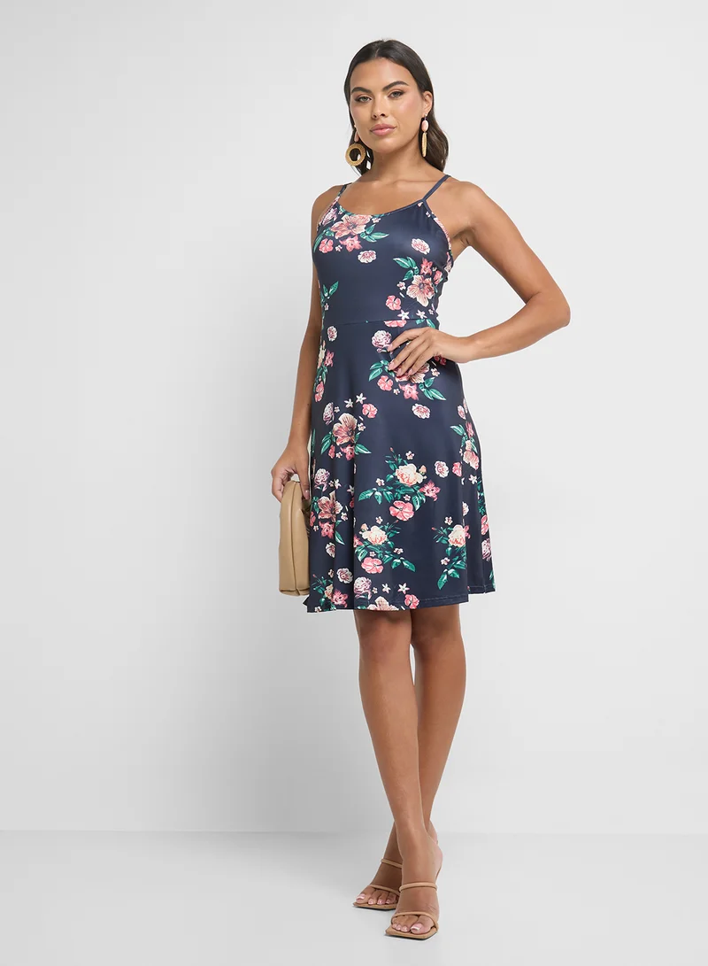 Ginger Floral Print Dress