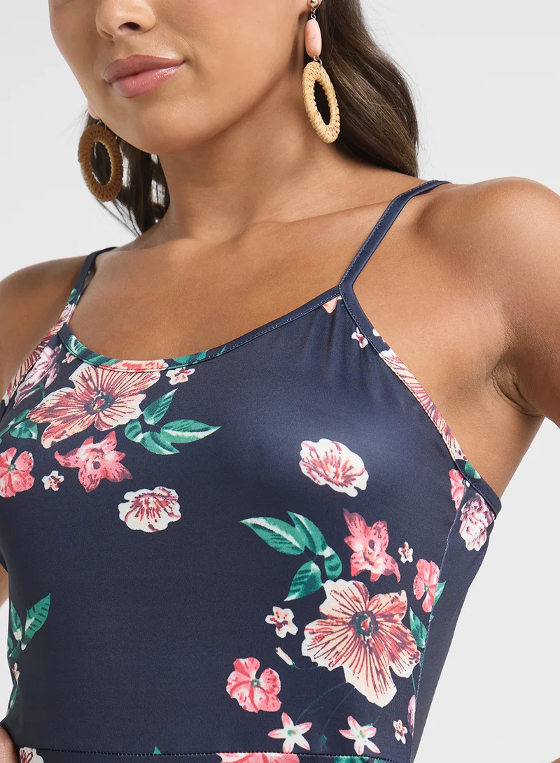 Ginger Floral Print Dress