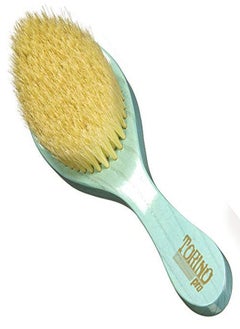 TORINO PRO WAVE BRUSHES BY BRUSH KING 50 Curved Soft Hair Brush For Men 100% Extra Long Boar Bristles Great For Polishing And Laying Down Your Hair Before Using Your Durag Great For 360 Waves  - Image 1