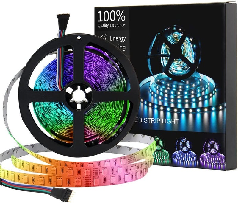 SUPERNIGHT 5050 RGBW LED Strip Lights164ft 300 LEDs Color Changing LED Lights for Valentine Wedding Sparklers Christmas Lights Indoor Decoration