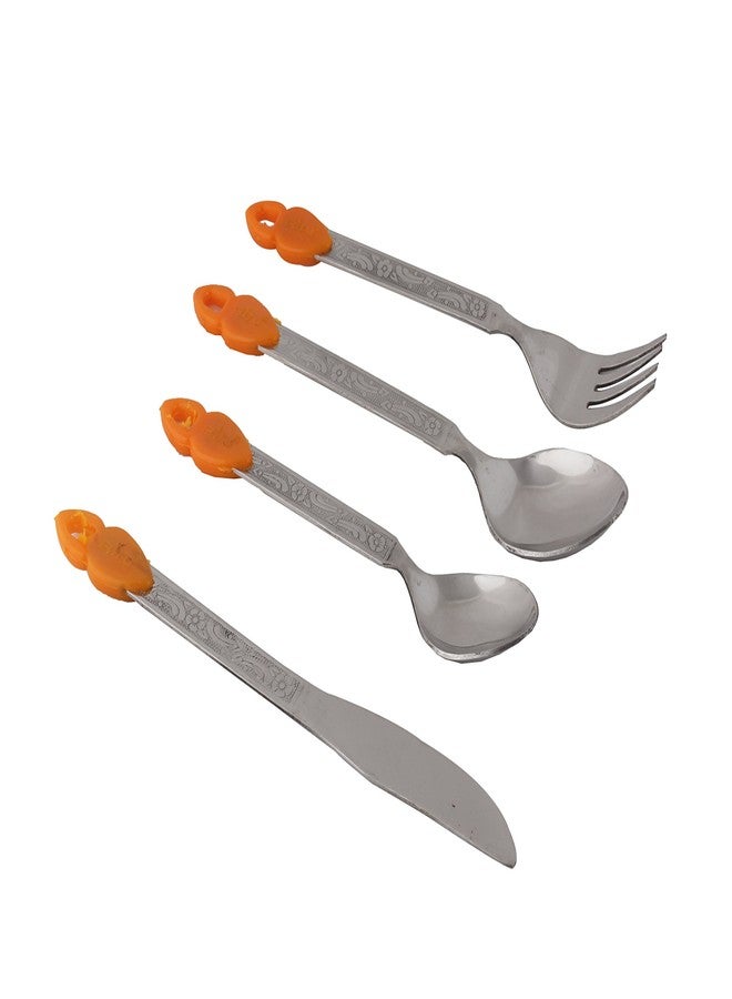 Ritu Cutlery Set, 24 Pieces, Orange - Image 2