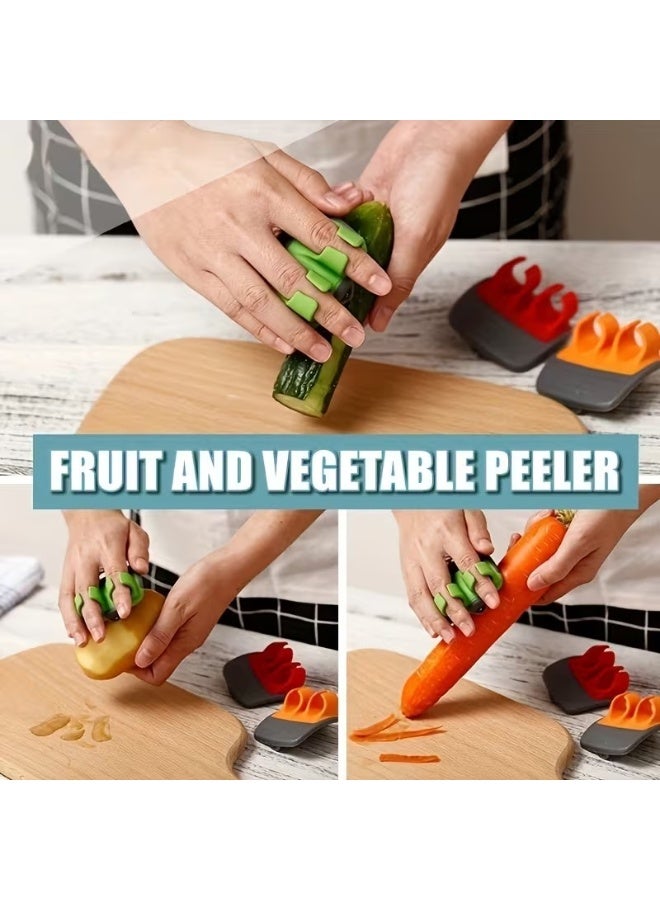 Goolsky [Easy Peel] Stainless Steel Handheld Peeler | 1pc/4pcs | Stainless Steel | Easy Peel | Kitchen Accessory | Quick Meal Preparation - Image 4