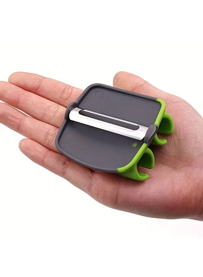 Goolsky [Easy Peel] Stainless Steel Handheld Peeler | 1pc/4pcs | Stainless Steel | Easy Peel | Kitchen Accessory | Quick Meal Preparation - Image 2