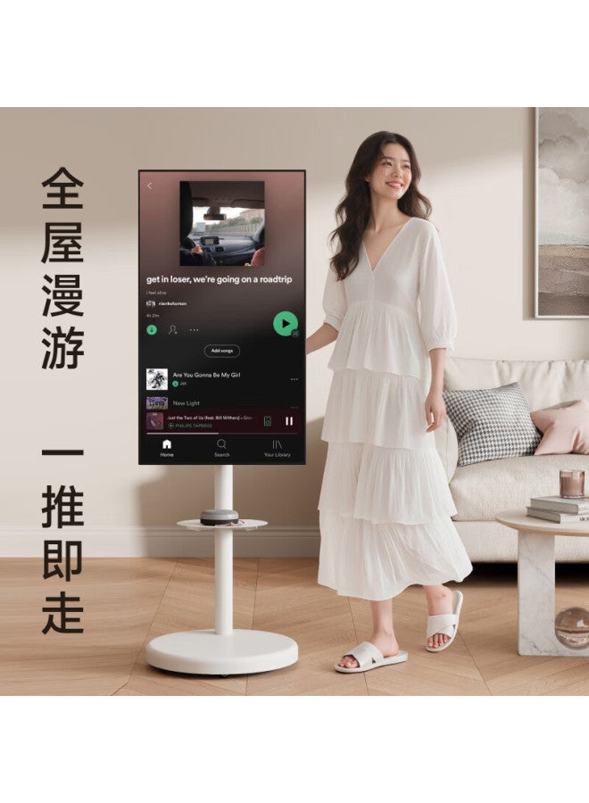 حامل تلفاز متنقل براتيك، قائم على الأرض، دوار وقابل للتعديل في الارتفاع، حامل تلفاز 75 مم للتثبيت الأفقي والرأسي، حامل تلفاز 55، أفضل صديق لحامل تلفاز 70 Fs450 أسود