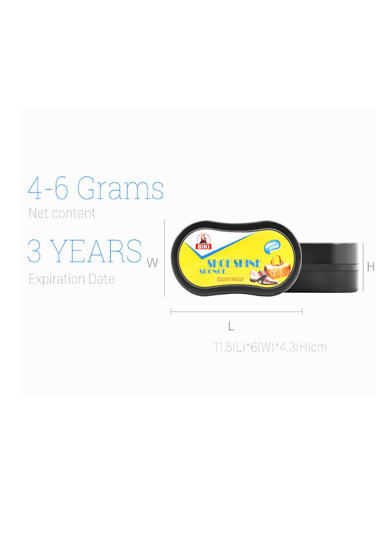 Biki - Double Side High Quality Shoe Instant Shine Sponge - Pack of 12 - Image 1