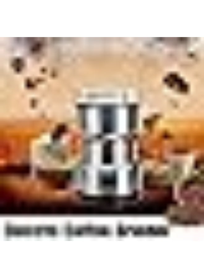Silver Electric Grinder with Transparent Lid and Steel Blades, 85g Capacity, 90W Power for Coffee Beans, Spices and Nuts, Kitchen Tool with Soft Finger Tip and On/Off Switch, Efficient Performance - Image 5
