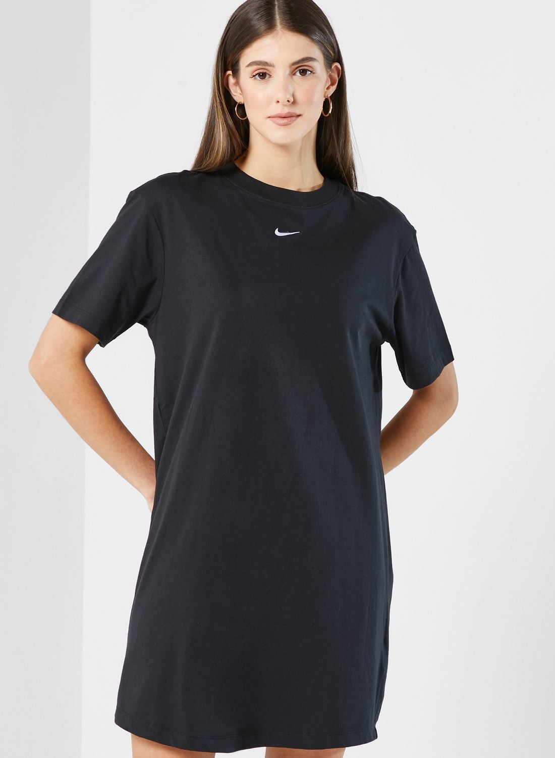 Nike Essential T-Shirt Dress in gray-Grey
