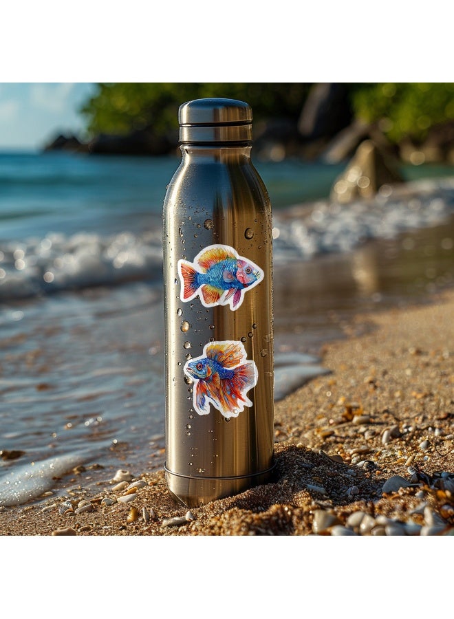 قوس قزح أورينبو 50 قطعة من ملصقات الحيوانات الأسترالية، ملصقات واقعية للحياة البرية للأطفال، مشاريع مدرسية، قصاصات، ملصقات لطيفة مقاومة للماء لأجهزة الكمبيوتر المحمولة، زجاجات المياه، تغليف الهدايا - Image 5