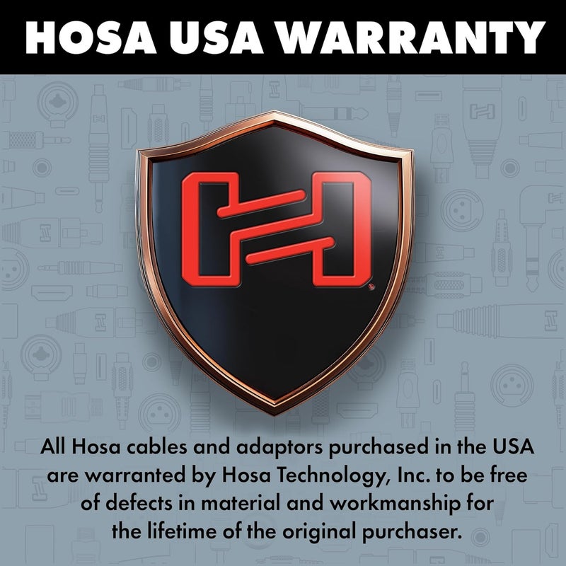 Hosa كابل توصيل متوازن HOSA HSS-005 REAN 1/4" TRS إلى REAN 1/4" TRS - 5 أقدام - Image 5