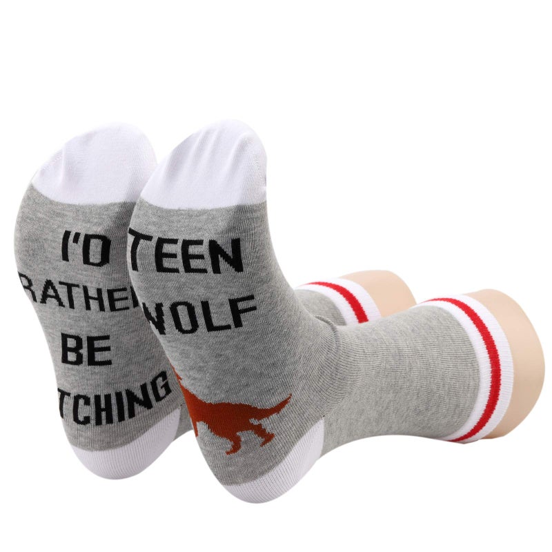 GJTIM 2PAIRS Teen Show Inspired Gifts Manchandise Novelty Socks For Fans - Image 4