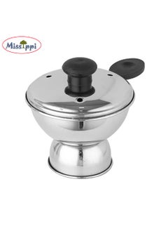 Missippi Missippi Chiratta Puttu Maker with Handle Use with Pressure Cooker Puttu Kutti Puttu Steamer Puttu Cooker Silver Make in India  - Image 2
