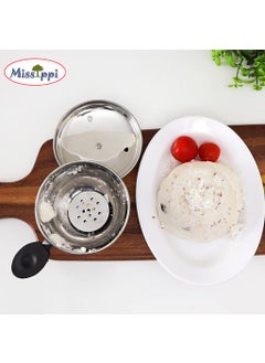 Missippi Missippi Chiratta Puttu Maker with Handle Use with Pressure Cooker Puttu Kutti Puttu Steamer Puttu Cooker Silver Make in India  - Image 5