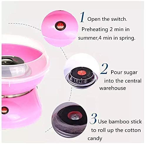 Yorten Electric Cotton Candy Maker Sugar Floss Maker Machine Make Hygienic Cotton Candy Machine for Your Kids at Home Multi Color - Image 3