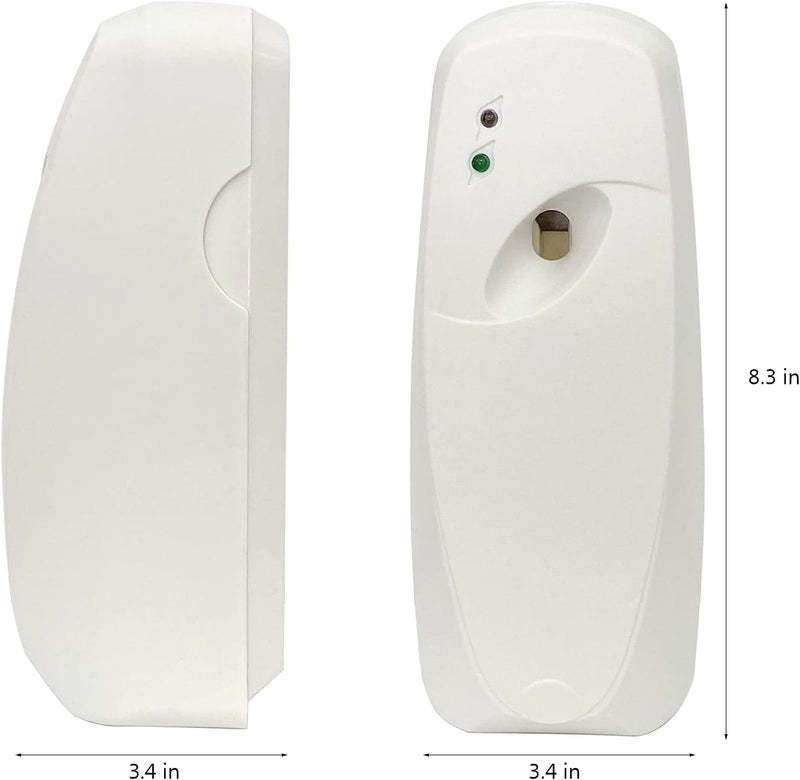 Chneeu Automatic Air Freshener Dispenser Bathroom Timed Air Freshener Spray Wall Mounted, Automatic Scent Dispenser for Home, Room, Offices, Schools, Restaurants, Hotels, Public Toilet White - Image 2