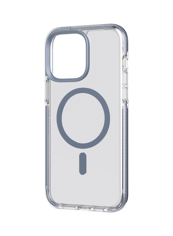 tech21 Evo  iPhone 14 Pro Max Case Cover with MagSafe and 16 Feet Drop Protection - Steel Blue - Image 5