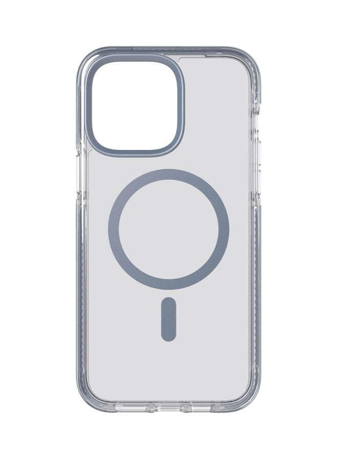 tech21 Evo  iPhone 14 Pro Max Case Cover with MagSafe and 16 Feet Drop Protection - Steel Blue - Image 1