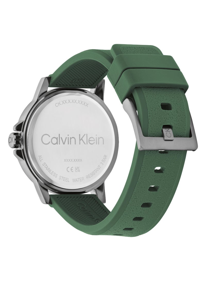 CALVIN KLEIN ساعة كالفن كلاين للرجال بحالة رمادية داكنة - 25200472 - Image 2