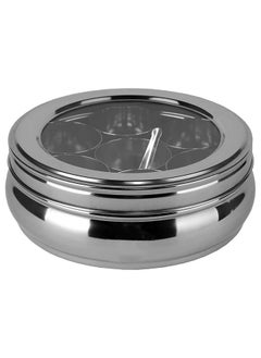 INKULTURE Stainless Steel Masala Box For Kitchen, Belly Shaped And Capacity 2 Liter | Spice Box/Masala Dabba/Namak Dani With See Through Lid, 07 Containers And Spoon | Anjarai Petti - pzsku/Z617D3BB4A28EA2528C6BZ/45/_/1738306599/900526a1-a9b2-44fc-8105-e8d7806c9d10