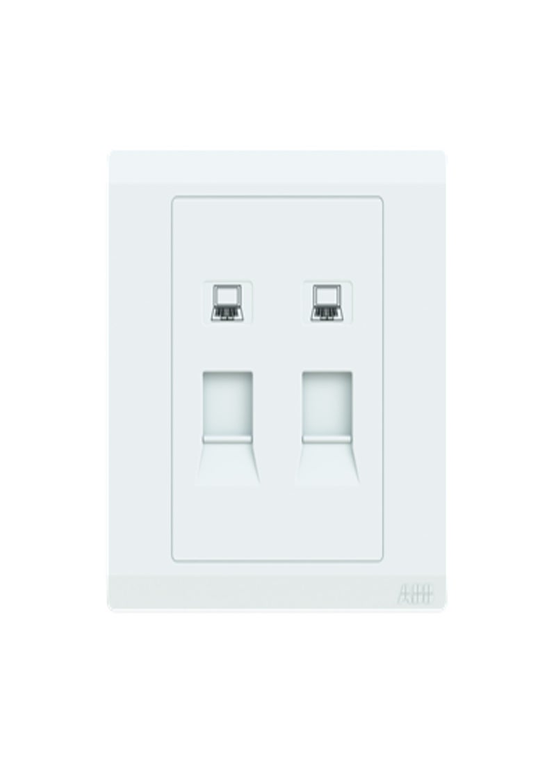 ABB BL332-H,2Gang Data Outlet Housing, white color