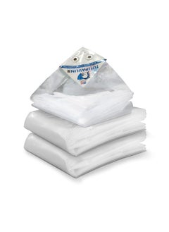 TUFFPAULIN TUFFPAULIN 12FT X 9FT 120 GSM Milky White Tarpaulin Tirpal Tadpatri Tharpai Thadika Extra Strong Reinforced Eyelets UV Resistant 100 Waterproof Virgin 6 Layer MLCL 3D Rib Technology1 No  - Image 1
