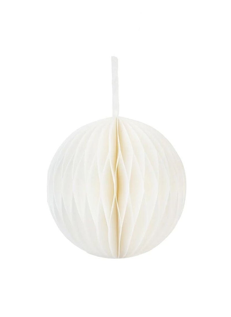 Talking Tables White Card Honeycomb Ball Decoration - Image 2