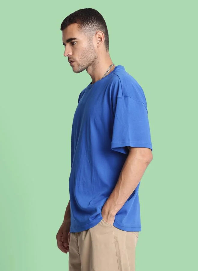 Styli Men Drop Shoulder Oversized T-Shirt By Bene Kleed