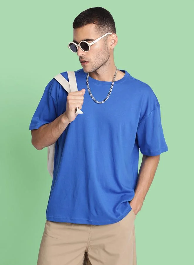 Styli Men Drop Shoulder Oversized T-Shirt By Bene Kleed