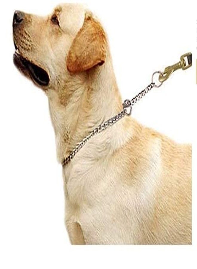 Pups&Pets Dog's Chrome Plated Diamond Training Choke Chain Collars, Dog Neck Collar Belt for Dogs - 22 Inch - Image 3